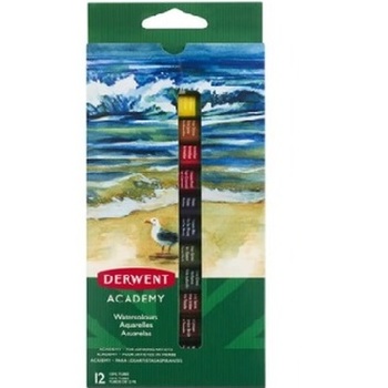 imagem Estojo de Aquarela Academy Derwent 12 tubos 12ml