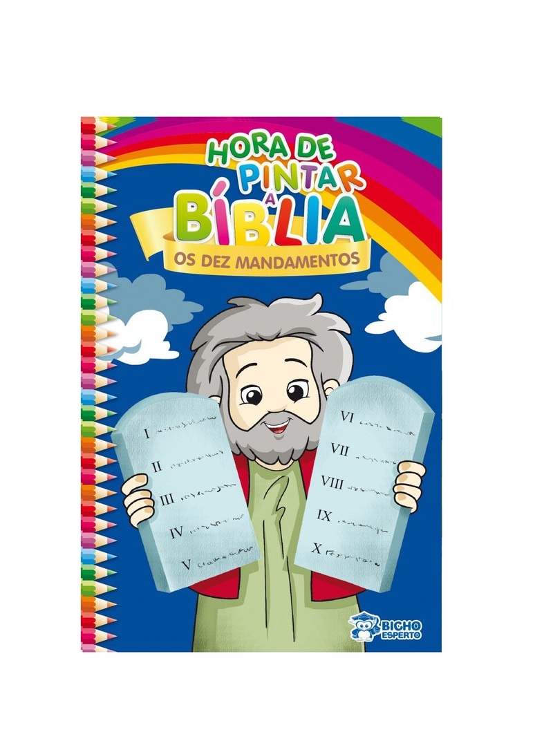 imagem Hora de Pintar a Bíblia - Os Dez Mandamentos