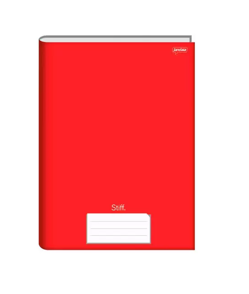 imagem Caderno Univ. CD Brochura Jandaia Vermelho 96 Folhas