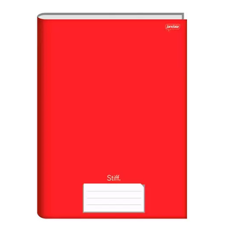 imagem Caderno Univ. CD Brochura Jandaia Vermelho 96 Folhas