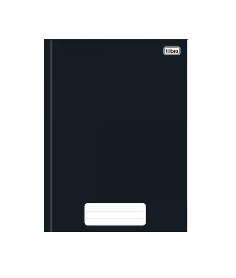 imagem Caderno Univ. CD Brochura Tilibra Pepper Preto 80 Folhas