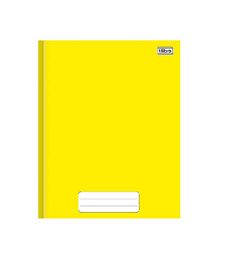 imagem Caderno Univ. CD Brochura Tilibra Pepper Amarelo 80 Folhas