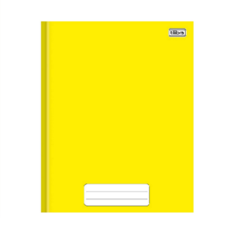 imagem Caderno Univ. CD Brochura Tilibra Pepper Amarelo 80 Folhas