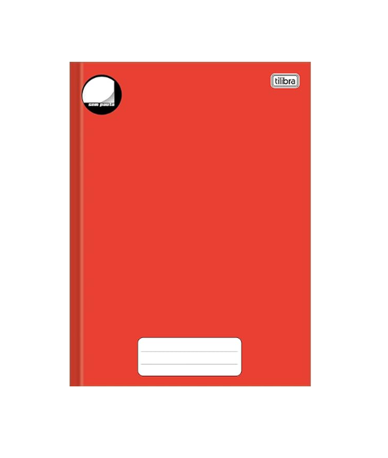 imagem Caderno Univ. CD Brochura S/Pauta Tilibra Pepper Vermelho 80 Folhas