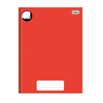 imagem Caderno Univ. CD Brochura S/Pauta Tilibra Pepper Vermelho 80 Folhas