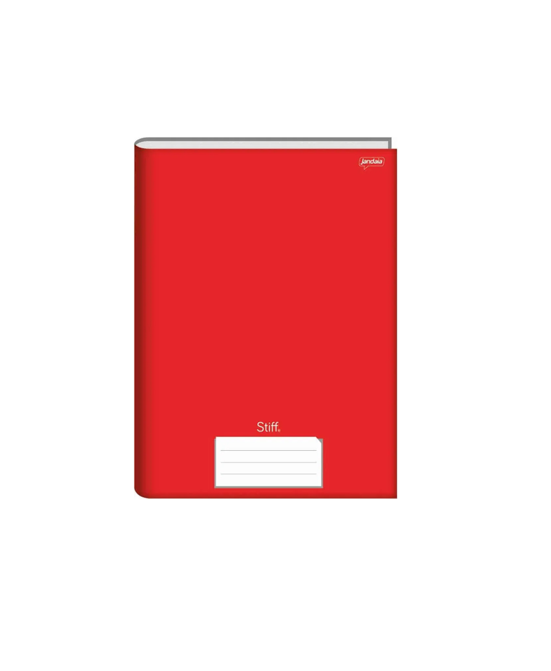 imagem Caderno CD Brochura 1/4 Vermelho Stiff 48 Folhas