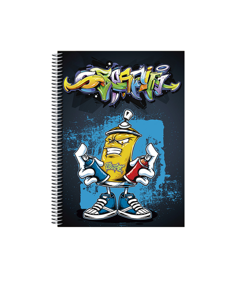 imagem Caderno Univ. CD Espiral Graffix 96 Folhas