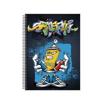 imagem Caderno Univ. CD Espiral Graffix 96 Folhas