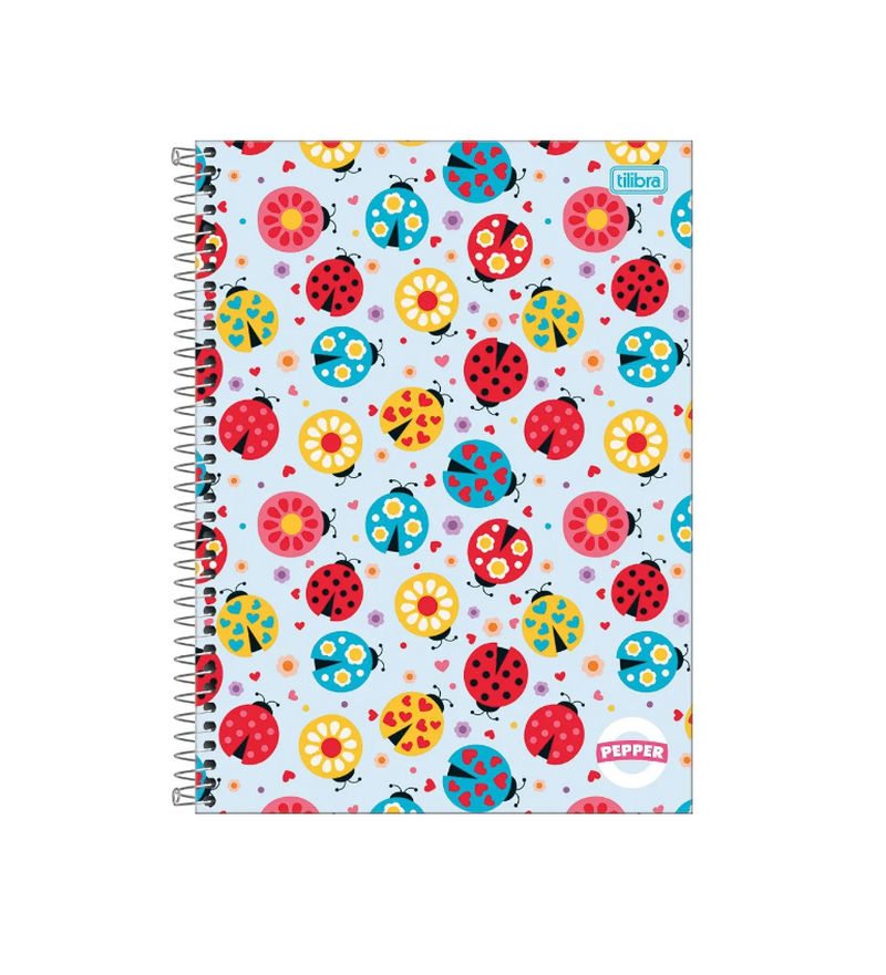 imagem Caderno Univ. CD Espiral Pepper Tilibra Fem 80 Folhas