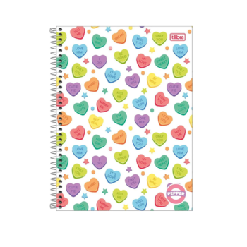 imagem Caderno Univ. CD Espiral Pepper Tilibra Fem 80 Folhas