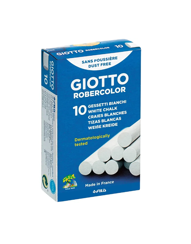 imagem Giz Branco 10un Giotto Robercolor