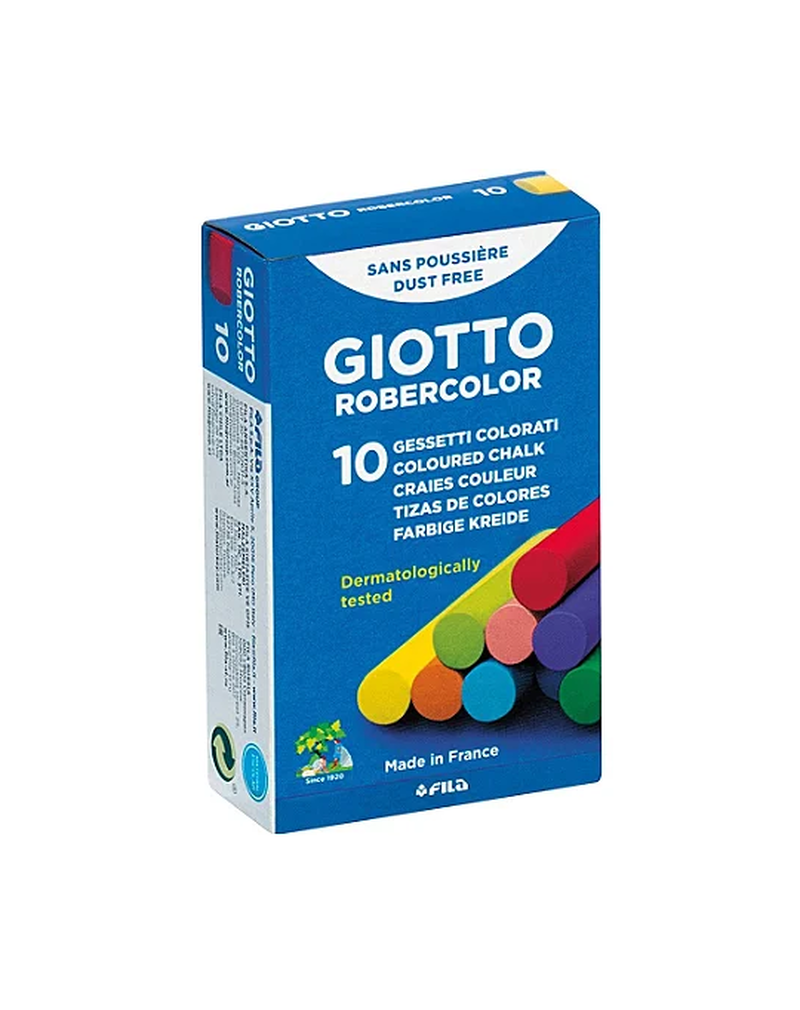 imagem Giz Colorido 10un Giotto Robercolor