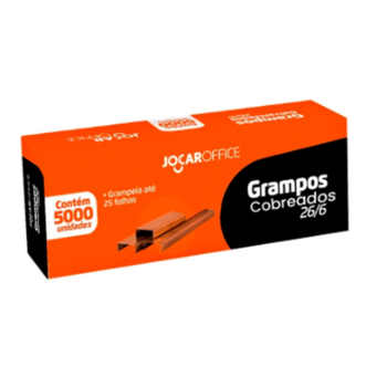 imagem Grampos Cobreados 26/6 JocarOffice