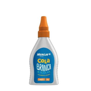 imagem Cola Branca Escolar Lavável 40g Mercur