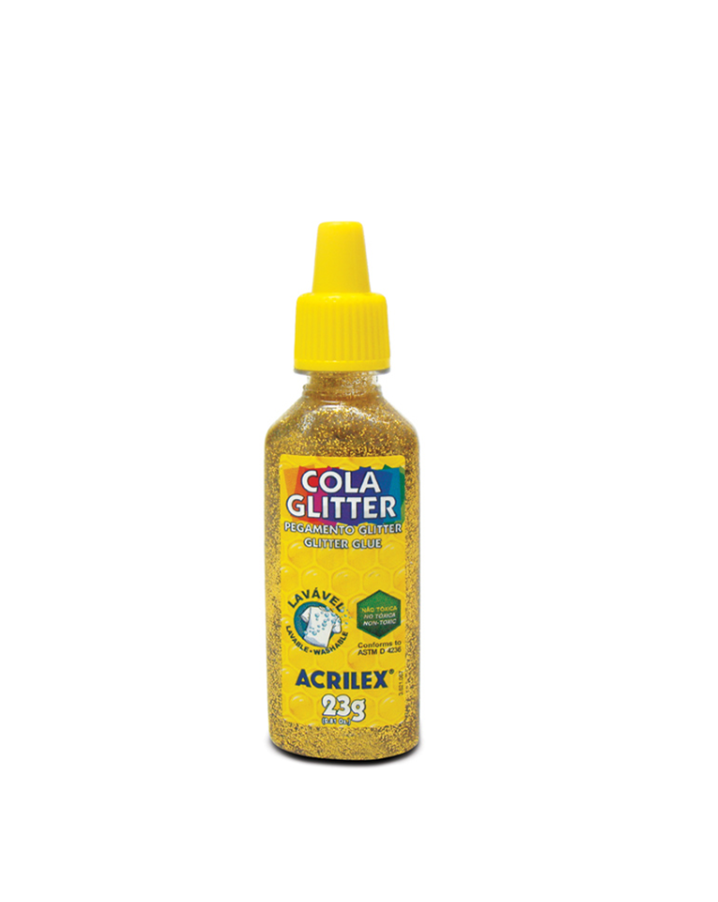 imagem Cola Glitter Ouro 23g Acrilex