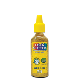 imagem Cola Glitter Ouro 23g Acrilex