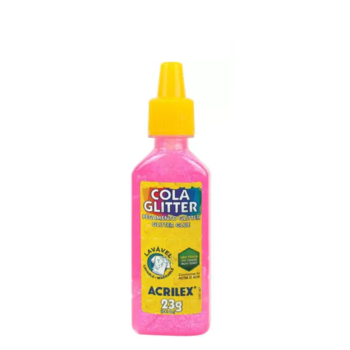 imagem Cola Glitter Pink 23g Acrilex