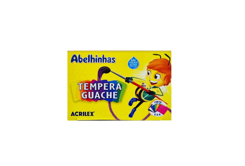 imagem Tempera Guache Acrilex 6potes