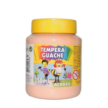 imagem Tempera Guache Amarelo Pêssego Acrilex 250ml