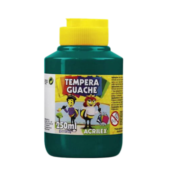 imagem Tempera Guache Verde Bandeira Acrilex 250ml