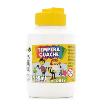 imagem Tempera Guache Branco Acrilex 250ml