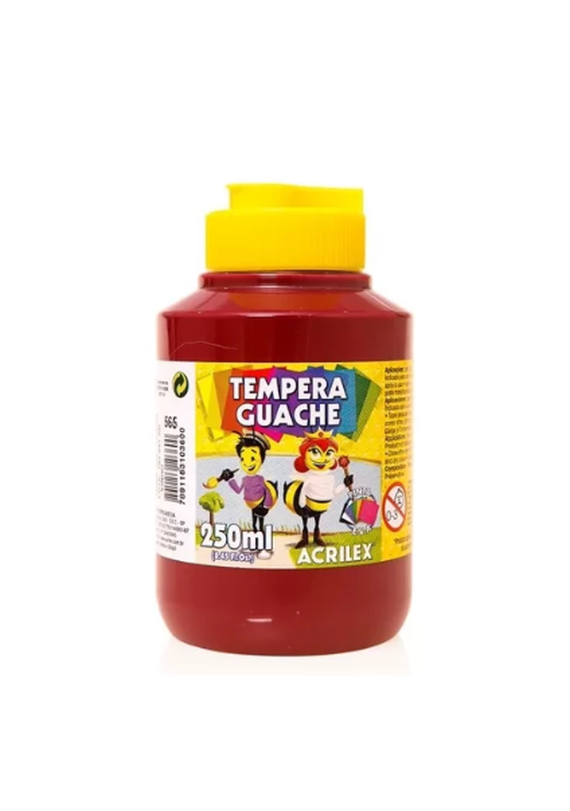 imagem Tempera Guache Vinho Acrilex 250ml