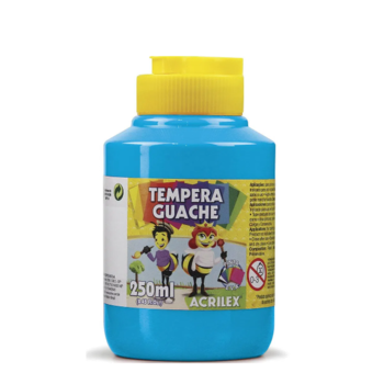 imagem Tempera Guache Azul Celeste Acrilex 250ml