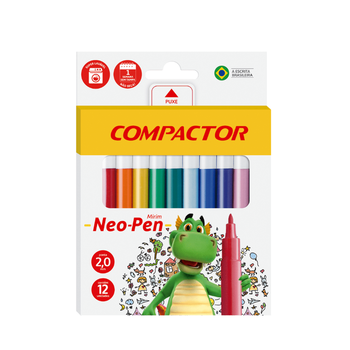 imagem Caneta Hidrográfica Neo-Pen Mirim Compactor 12un 