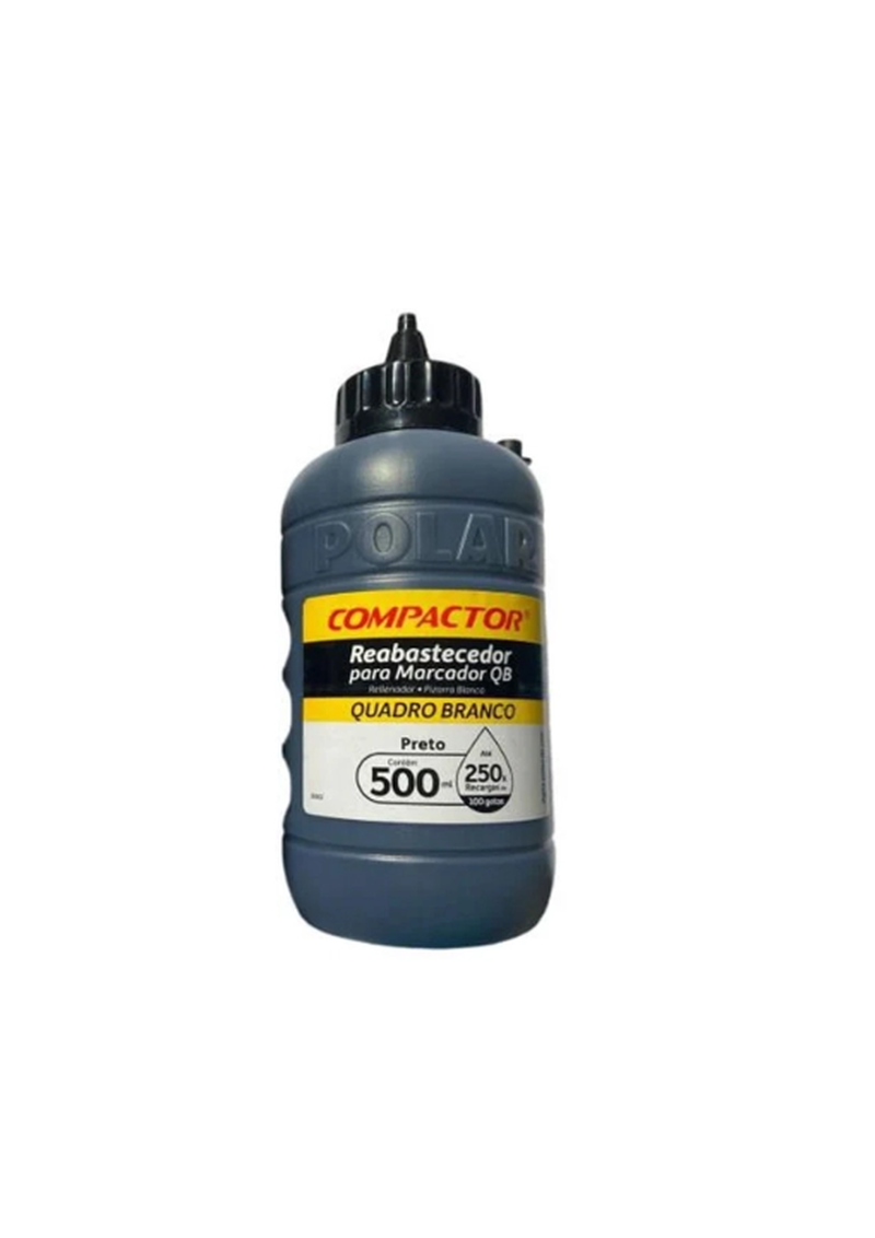 imagem Reabastecedor para Marcador QB Preto Compactor 500ml