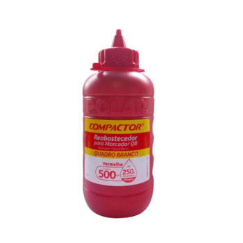 imagem Reabastecedor para Marcador QB Vermelho Compactor 500ml