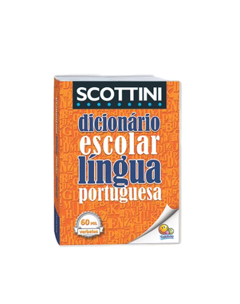 imagem Dicionário Escolar Língua Portuguesa Scottini