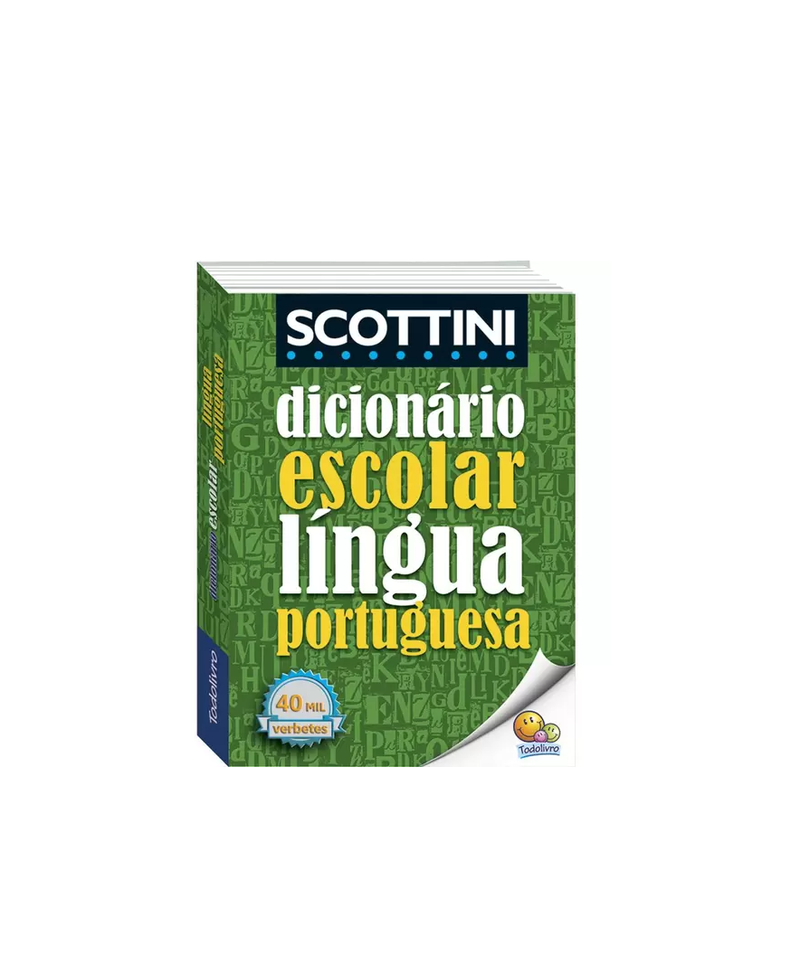 imagem Dicionário Escolar Língua Portuguesa Scottini Mini