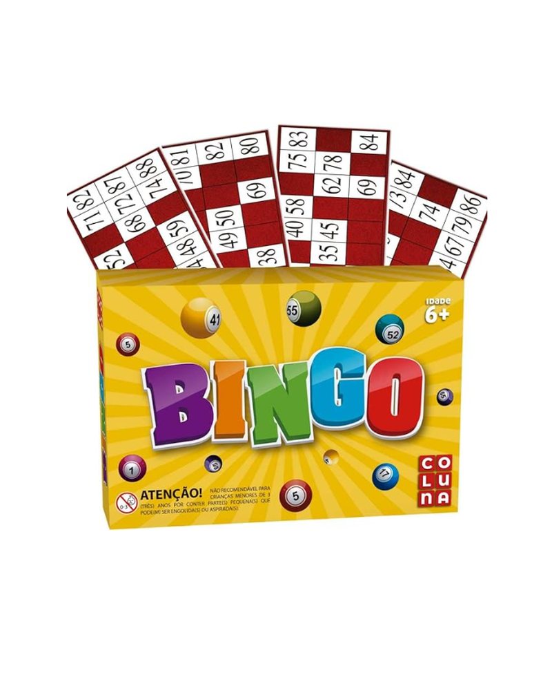 imagem Bingo COLUNA 24 cartelas +5anos