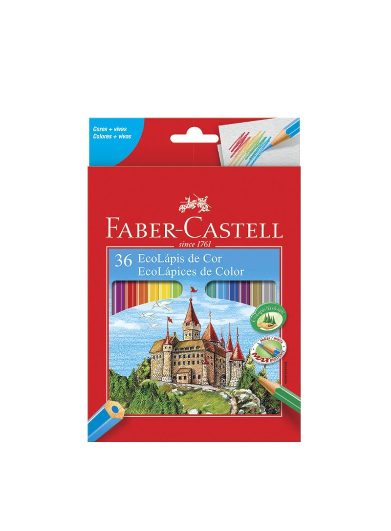 imagem EcoLápis de Cor 36 Cores Faber-Castell