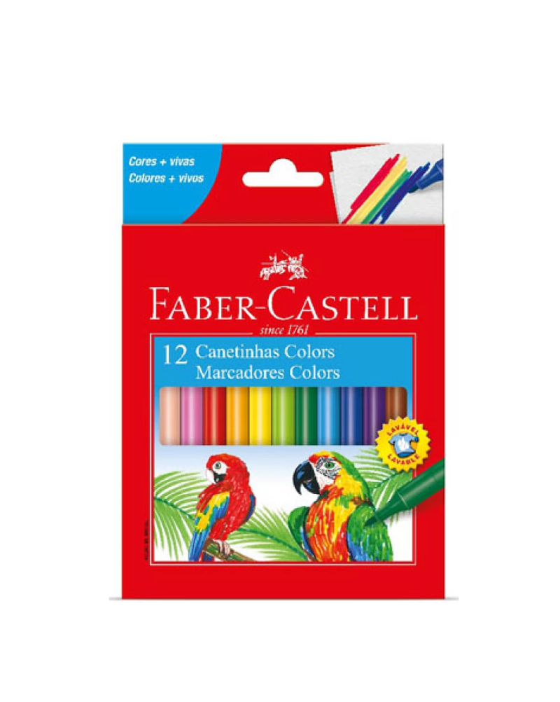 imagem Canetinhas Colors Faber-Castell 12un