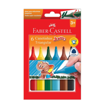 imagem Canetinhas Rotuladores JUMBO Faber-Castell 6un