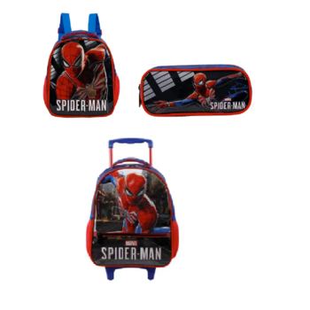 imagem Kit Mochila de rodas, Estojo e Lancheira Xeryus