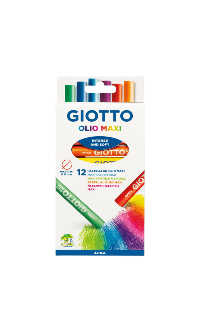 imagem Giotto Olio Maxi Pastels oléo 12 cores