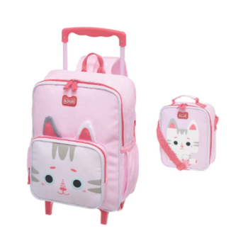 imagem Kit Mochila de Carrinho e Lancheira Kouii