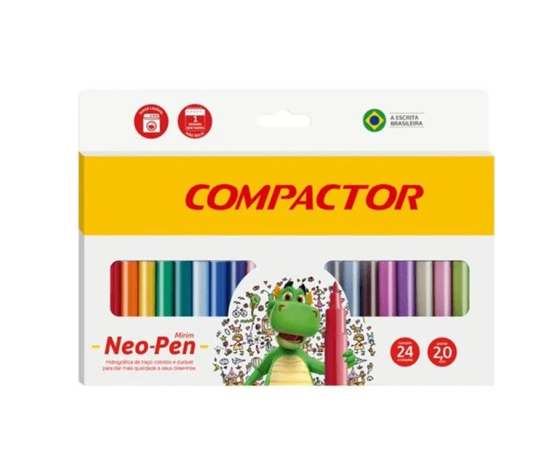 imagem Caneta Hidrográfica Neo-Pen Mirim Compactor 24un