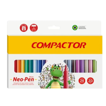 imagem Caneta Hidrográfica Neo-Pen Mirim Compactor 24un