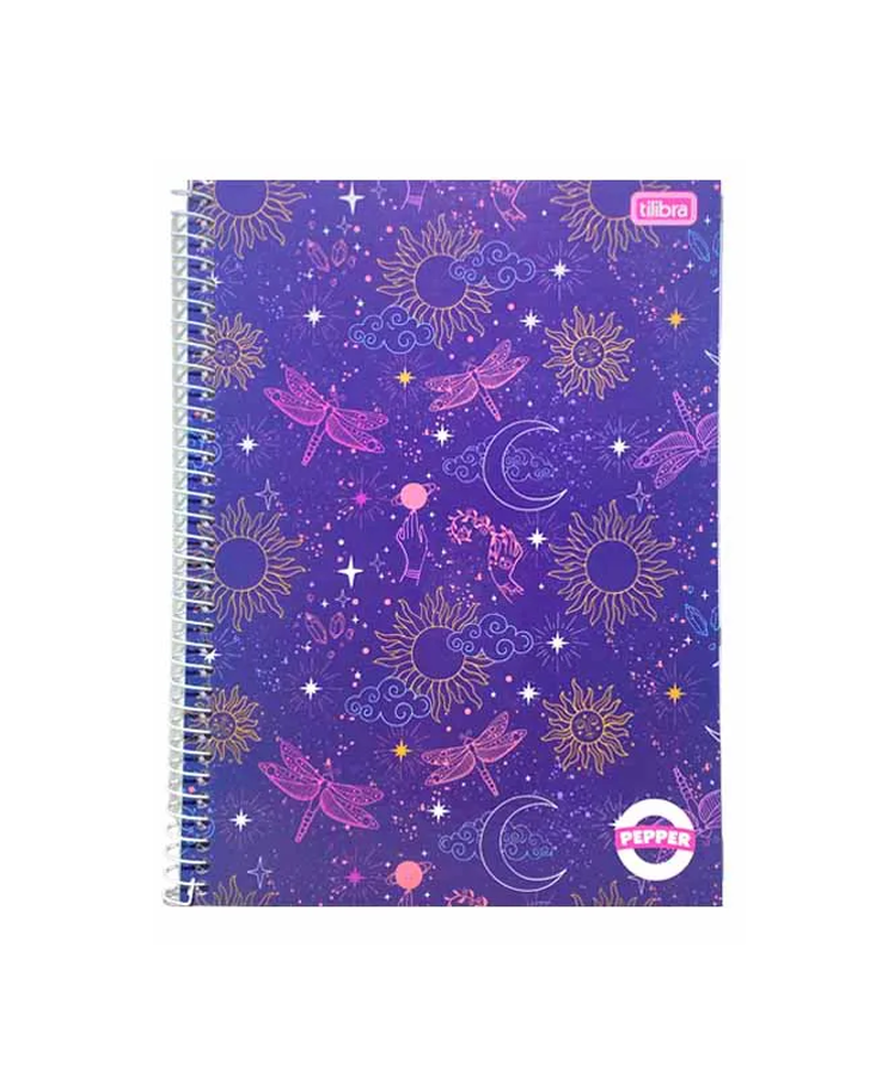 imagem Caderno CD Univ. Pepper Feminino 80fls Tilibra