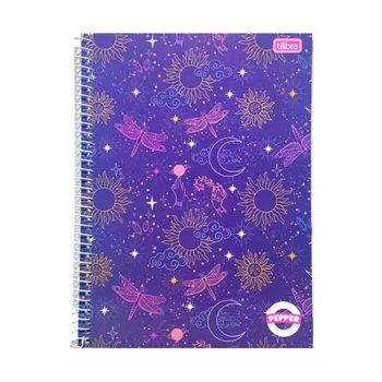 imagem Caderno CD Univ. Pepper Feminino 80fls Tilibra