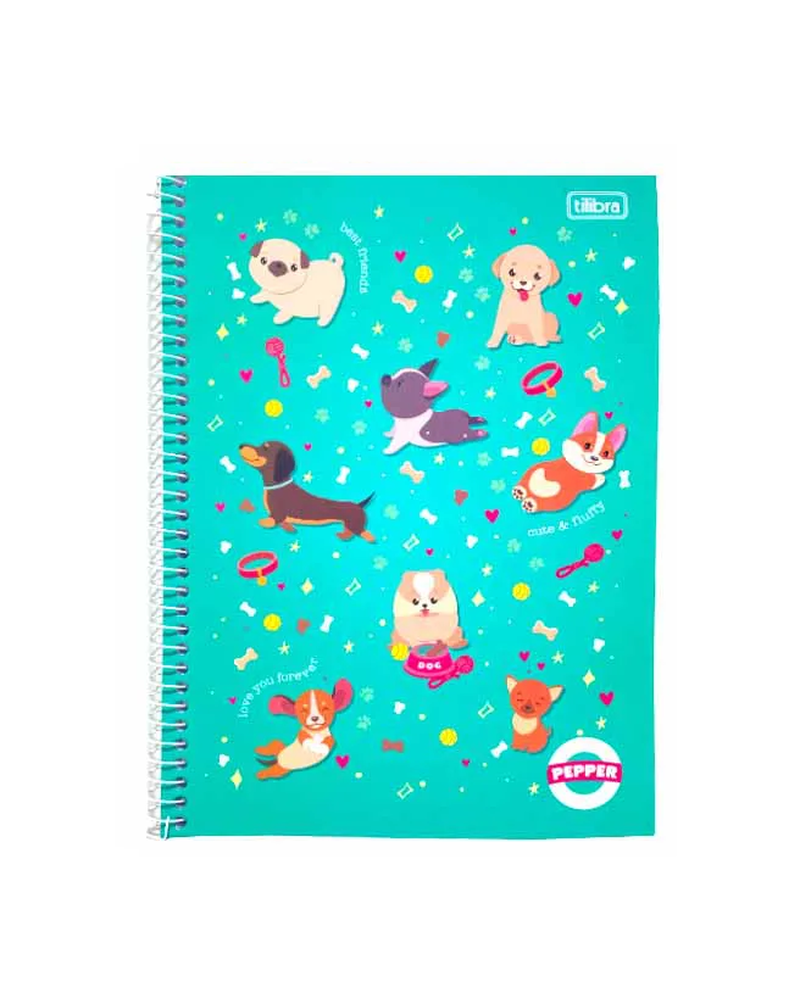 imagem Caderno CD Univ. Pepper Feminino 80fls Tilibra