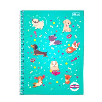 imagem Caderno CD Univ. Pepper Feminino 80fls Tilibra