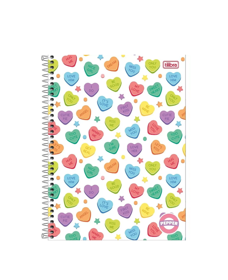 imagem Caderno CD Univ. Pepper Feminino 80fls Tilibra