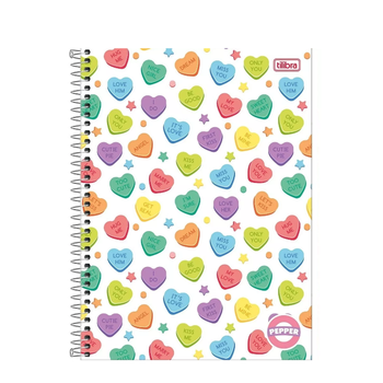 imagem Caderno CD Univ. Pepper Feminino 80fls Tilibra