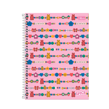 imagem Caderno CD Univ. Spice Feminino 80fls Tilibra