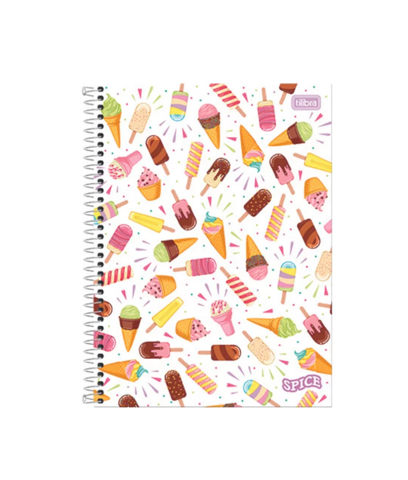 imagem Caderno CD Univ. Spice Feminino 80fls Tilibra