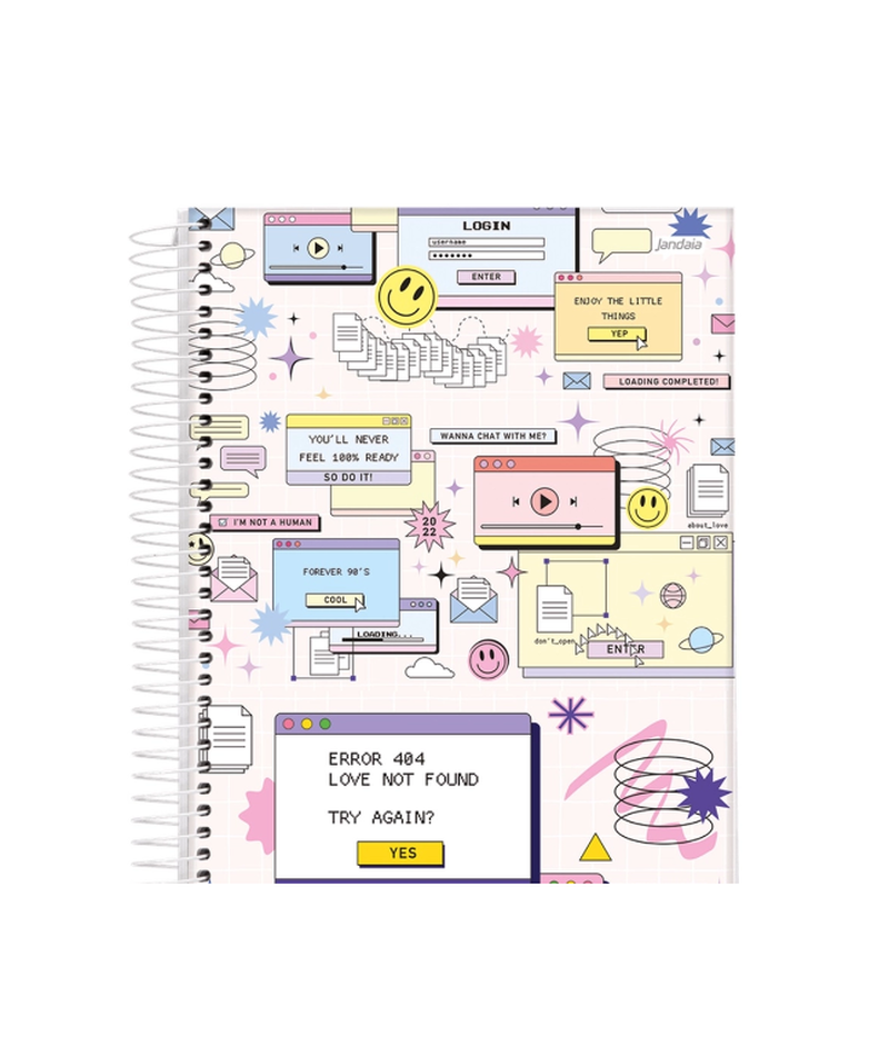 imagem Caderno CD Univ. Stella Feminino 80fls Jandaia